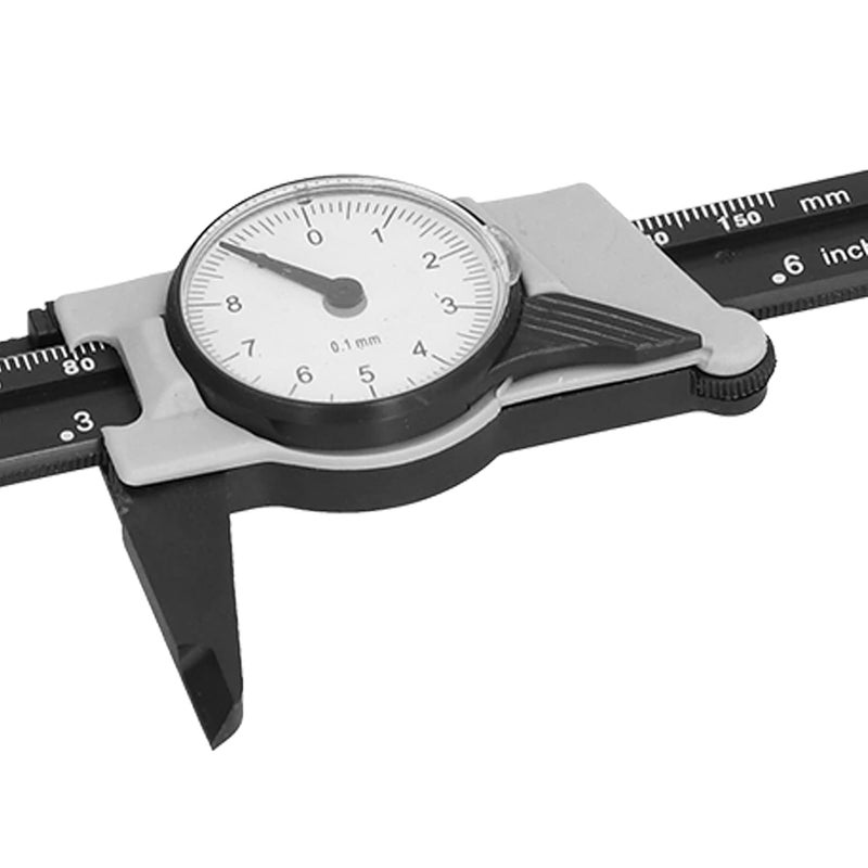 ZERONE Dial Vernier Caliper, Dial Caliper Dial Vernier Caliper ABS 0mm To150mm Portable Metric Measuring Tool for Office, Store, Farm, School - Image 2